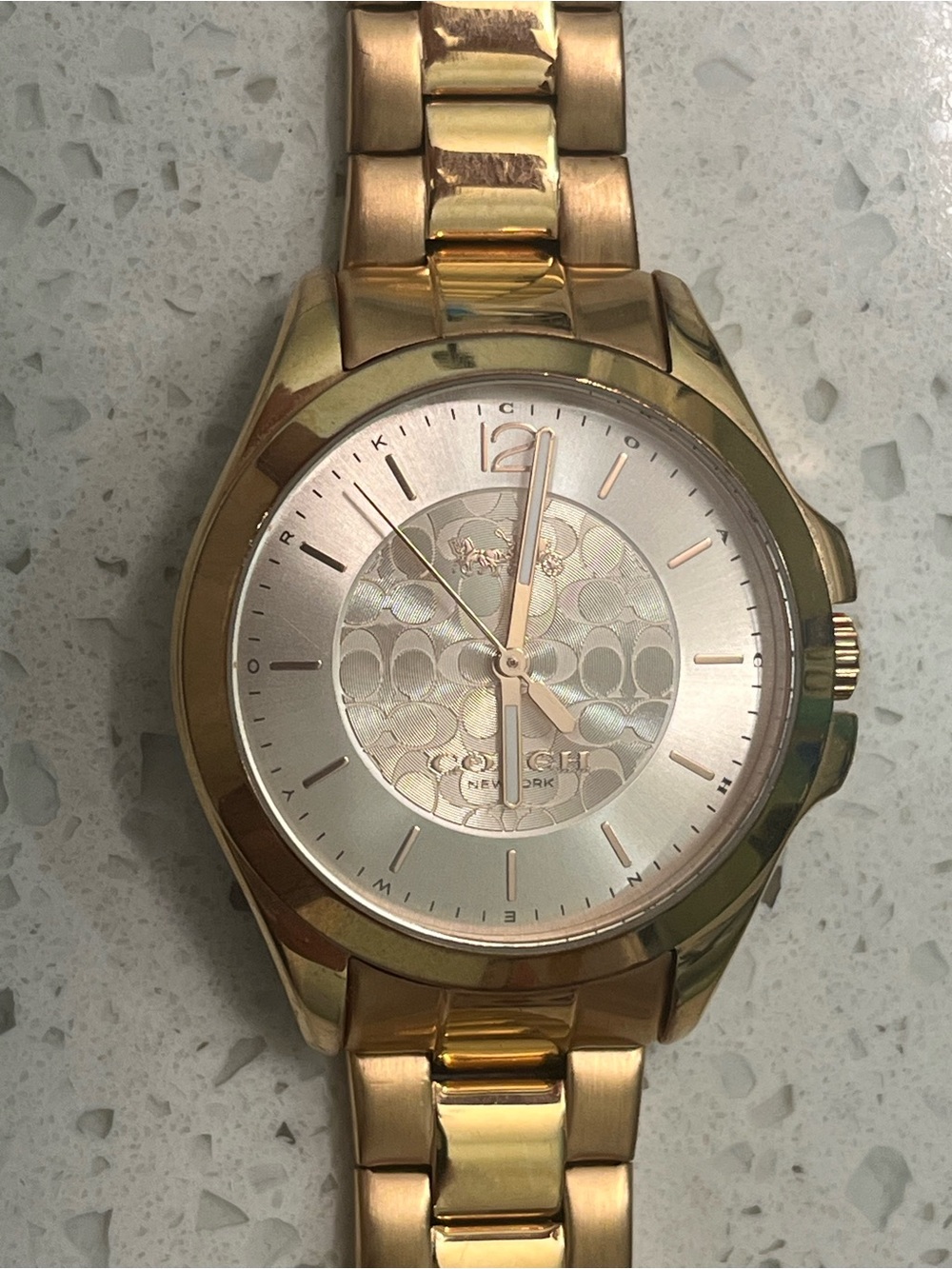 Coach gold/rose tone Bracelet Watch - Elegant Everyday Style